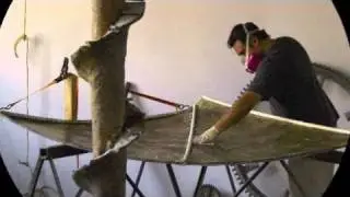 TOM CREATING PATTERNS FOR DA VINCI HELICOPTER