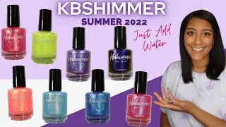 KBShimmer │Just Add Water Collection │ Live Swatch and Review │Polish with Rae