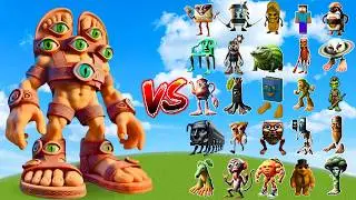 DAL SANDAL vs All Brainrot Bosses | Minecraft Mob Battle