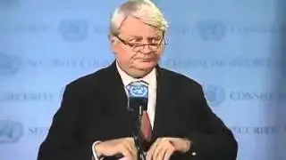 Herv&eacute; Ladsous (UN Peacekeeping) Talks To Press After UNSC Emergency on DRC - Nov 17, 2012