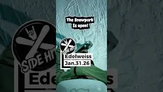We don't usually get full snowparks built that fast around here!