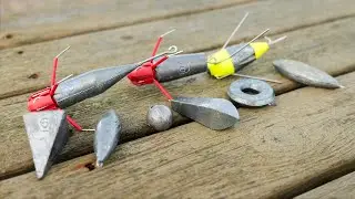Грузила для морской рыбалки: объяснение принципов работы | Грузила типа &laquo;пляжная бомба&raquo;, &laquo;плоское...