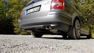 VW PASSAT W8 - Best 8-Cylinder Sound ever? (modified)