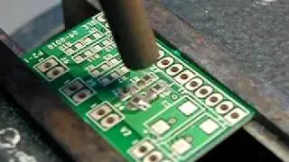 Saldatura componenti smd con aria calda FASE 3