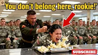 He Hit Her in the Mess Hall — Then Froze When Her Navy SEAL Badge Fell Out