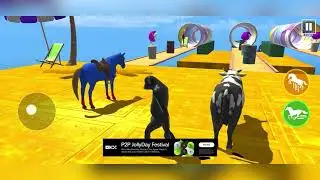 Animal fountain crossing