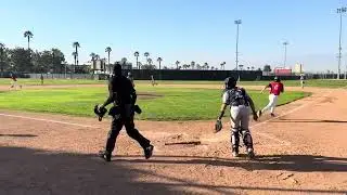 RBI double vs Calvary chapel freshman
