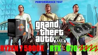 GTA V ENHANCED - RTX 3070 + RYZEN 7 5800X - MAX GRAPHICS SETTINGS TEST