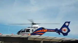 STAT MedEvac 17 / Erie LIFESTAR (N831ME) Lifting from UPMC Hamot for UPMC Children's Hospital