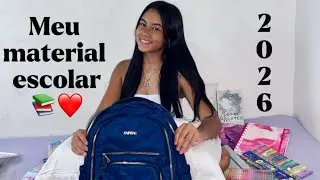 Meu material escolar 2026-Isabelle Mussury
