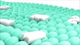 Samsung logo balls in Mirror Wave Reverbing Color Cycle