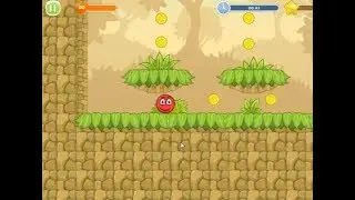 Red bounce ball 5 jump ball adventure game level1 to level4 complete