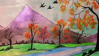 How to draw nature drawing step by step learn to easy way #art#drawing#nature#video