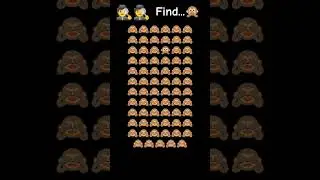 Find 🙊 emoji monkey #emojyfind #emoji #find #monkey #viral #shorts #shortsfeed #shortvideos