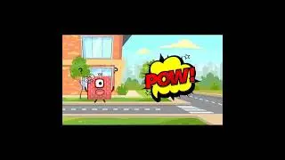 Daytime Ghost - Numberblocks Animation #shortvideo #shorts  #numberblocks #numberblocksanimation
