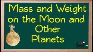 WCLN - Mass and Weight on the Moon and Other Planets
