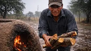Camina 6 km por día para vender tortas al horno de barro | VIDA EN EL MONTE
