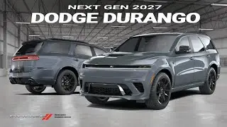 DODGE DURANGO 2027: новый американский внедорожник, который выглядит агрессивнее? Обновлённый диз...