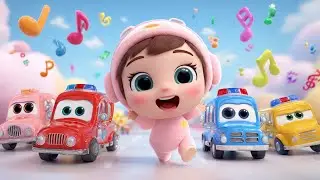 Learn Vehicles with Sounds 🚑🚒 | Fun Kids Song | Baby Nori