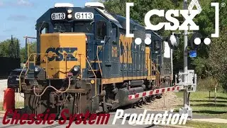 [CSXT]6113 GP40-2 & 2780 GP38-2 EFS Leads Y105-19 To the Old Yard In Fay NC