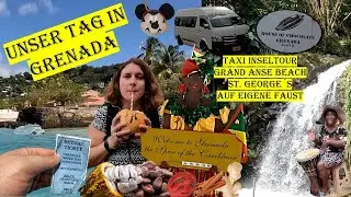 Unser Tag in Grenada - Taxi Inseltour, GrandAnseBeach, Stadt (4K)| AIDA Perla 02-2023| VLOG #029-7-1