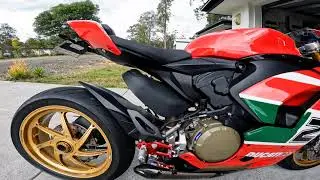 2022 Ducati Panigale V2 Bayliss with CNC Racing Pramac MotoGP limited edition rearsets