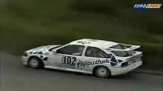 European Rallycross 95 Germany Division 1 B Final Ford Escort Cosworth&rsquo;s Estering.