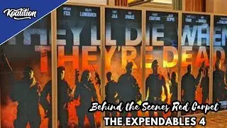 Behind the Scenes At the Expend4bles Red Carpet Premiere Black Carpet