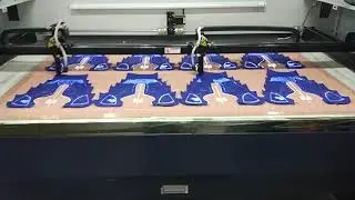 Projector positioning laser cutting machine with 1680 worktable