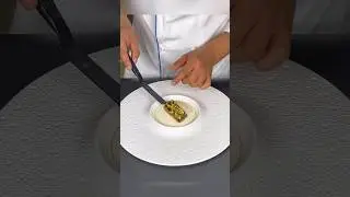 Celeriac foam , pan seared foie #foodie #food #foam #foodlover #modern #modernfood #recipes