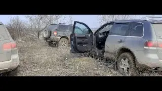 Touareg V6 ,Touareg R5,Opel Frontera performances in off road.