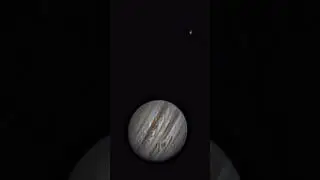 Observing the rotation of Jupiter for an hour, with the Great Red Spot - 2/21/25