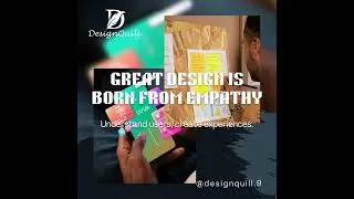 Great design is born from empathy. Understand users, create experiences.  #uiux  #trending