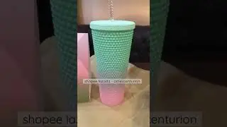 Starbucks PHils Exclusive Pink Green Bling Cup Collection - shopee /lazada Amexcenturion