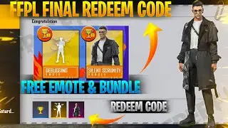 Free Fire FFPL Final Redeem Code | FFPL Final Emote Redeem Code | FFPL Final Bundle Redeem Code