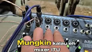 CARA MENGGUNAKAN INSERT MIXER ANALOG, MEMBUAT KABEL INSERT DAN PEMAKAIANNYA ‼️