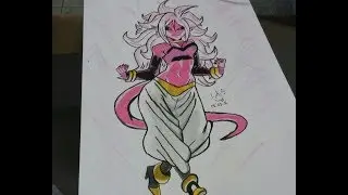 Speed drawing  Android 21 [Dragon ball FighterZ]