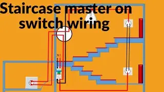 STAIRCASE MASTER ON SWITCH WIRING DIAGRAM