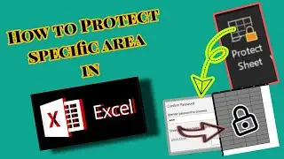 How to Protect (Lock 🔐) specific area in MS-Excel