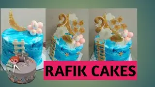 Sky Theme Cake | How to make Sky Theme Cake| Moon 🌟 Star Cake