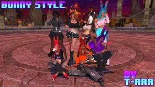 Final Fantasy XIV Dance | Athena~Lyllian~Lynn~Tatiana~Heavenly~Kristal | Bunny Style REMAKE