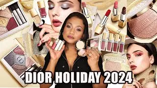 DIOR HOLIDAY 2024 MAKEUP COLLECTION IS HERE | TAN SKIN | NATURAL DAYLIGHT DEMO | WORTH THE HYPE?