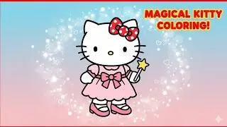 Princess Hello Kitty Coloring Magic! 👑💖 Cute & Easy Art for Kids 🎨✨
