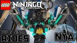 Ninjago: Top 5 NYA Vehicles 💦