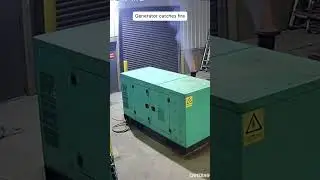 🚨 Generator EXPLODES on Camera! 🔥 (Full CCTV Footage) #cctv #fire #viral