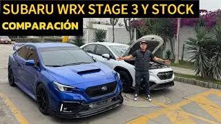SUBARU WRX STAGE 3 Y STOCK COMPARACION, LIMA PERÚ