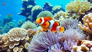 Stunning 4K Aquarium Video | Tropical Fish Tank, Coral Reef Colors & Relaxing Sleep Sounds