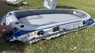 বাতাসের নৌকা! Intex Excursion 5 inflatable boat | Unboxing | Installation | Rowing in the lake