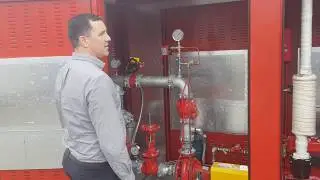 Packaged Fire Suppression Pump Set including Enclosure