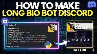 HOW TO MAKE LONG BIO BOT FREE FIRE
